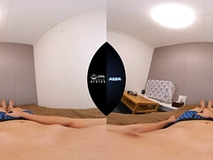 Attractive asian teen VR heart-stopping xxx scene