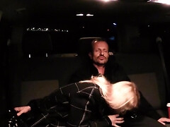 Blonde hitchikker Beatrix Glower blows George Uhl and gets fucked