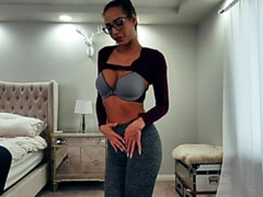 Culo, Morena, Consolador, Latina, Masturbación, Coño, Solo, Juguetes