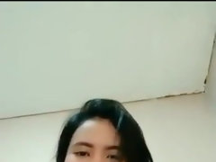 Asiatique, Éjaculation interne, Doigter, Seins naturels, Chatte, Adolescente, Nénés, Webcam