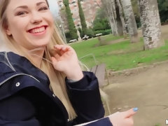Blonde Nerd Loves Public Fucking