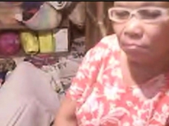 Asian granny Elizabeth 57 yr flashing 6 ( March 2014)