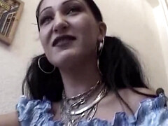 Grote kont, Bruinharig, Rondborstig, Masseren, Masturbatie, Natuurlijke tieten, Alleen, Tieten likken