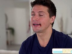 Grote kont, Grote lul, Blond, Moeder, Natuurlijk, Natuurlijke tieten, Rijden, Billekoek