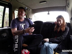 Maya Sinn's Teen Hardcore Passion in a Taxi POV Encounter