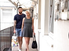 Verga grande, Rubia, Mamada, Engañando, Papá, Cocina, Lamidas, Coño