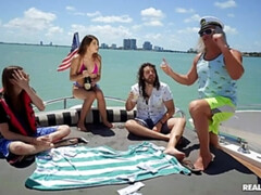 Super-Best Boat Sex Party with Seaman amp  Semen