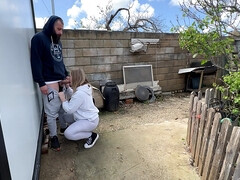 Enthousiasteling, Pijpbeurt, Lul, Vrouw, Hardcore, Orgasme, Openbaar