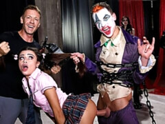 アナル, フェラチオ, 茶髪の, グループ, 手コキする, ハードコア, オージー, ティーン