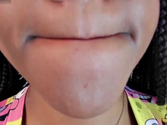 Noire, Brunette brune, Noir ébène, Fétiche, Fille latino, Piercing, Solo