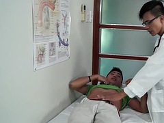 Amateur, Anal, Asiatique, Médecin, Fétiche, Homosexuelle, Gants, Uniforme