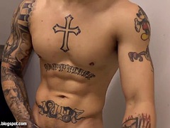 Leie, Asiatisch, Spermaladung, Schwul, Masturbation, Solo