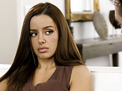 18 jaar, Kont, Grote lul, Pijpbeurt, Bruinharig, Hondjeshouding, Natuurlijke tieten, Tiener