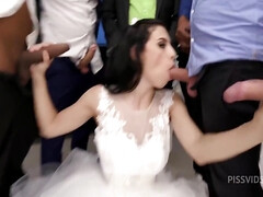 Alicia Trece - Slammed Brides Goes Wet 7on1, Atm, Balls Deep, Dap, Rough, Big Gapes, Pee Drink, Cum In Mouth, Swallow Gio2222