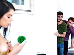 フェラチオ, 茶髪の, ダブル開発, ハードコア, ラティーナ, 3p男男女, ティーン, 三人