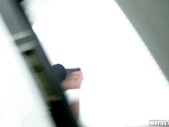 Chica, Cuarto de baño, Verga grande, Mamada, Morena, Coño, Adolescente, Tetas