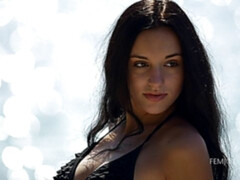 Cul, Brunette brune, Béant, Branlette thaïlandaise, Masturbation, De plein air, Solo, Nénés