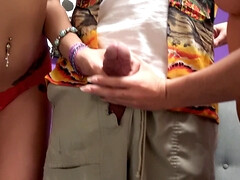 Lola Bulgari and Rossella Visconti get their eager pussies fucked in turn