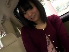 Asiatisch, Auto, Paar, Japanische massage, Höschen