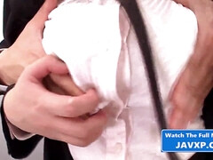 Asiatisch, Grosse titten, Blasen, Vollbusig, Japanische massage, Natürlichen titten, Büro, Titten