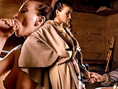 デカチン, デカパイ, フェラチオ, 指いじり, 手コキする, オナニー, オマンコ, オッパイの