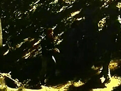 Lucky Dude Has Fun With Sluts Gets Amazing Double Blowjob Outdoor!