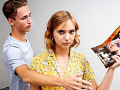 Gorgeous dick-riding session in the bedroom with a hot Oxana Chic