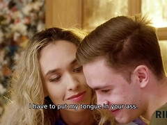 Kont, Grote mammen, Hd, Geld, Tieten likken