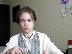 Blond, Lul, Realiteit, Russisch, Roken, Alleen, Zuigen, Lerarin