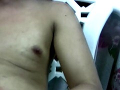 Dildo, Behaart, Masturbation, Transfrau, Ablutschen, Thai