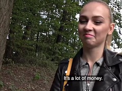 Blond, Erotisch, Europees, Buiten, Gezichtspunt, Realiteit, Geschoren, Tieten likken