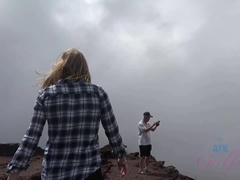 素人, ビーチ, ビキニ, ブロンド, 彼女, ハメ撮り, 公共, オマンコ