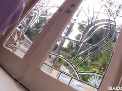 デカパイ, ブロンド, フェラチオ, 巨乳な, イく瞬間, チン, ハードコア, 淫乱熟女