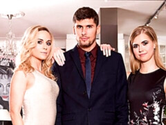 Anaal, Grote kont, Grote lul, Grote mammen, Blond, Hondjeshouding, 1 man 2 vrouwen, Moeder die ik wil neuken