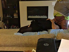 Rough Daddy takes Amber