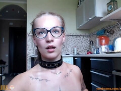 Fucking my submissive wife in the kitchen-  Fetish
