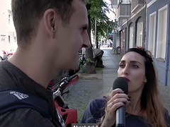 Blondine, Blasen, Rasiert, Dürr, Titten