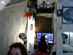 Enthousiasteling, Mooie dikke vrouwen, Bruinharig, Fetisj, Hardcore, Masturbatie, Rijpe lesbienne, Alleen