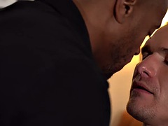Arschlecken, Schwarz, Schwarz, Schwul, Hardcore, Muskel, Piercing, Tätowierung