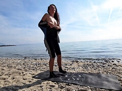 素人, 足, 女, フェティッシュ, 目瞪口呆, 淫乱熟女, オマンコ, オッパイの