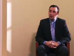 Nana, Gros seins, Sucer une bite, Brunette brune, Tir de sperme, Hard, Hd, Secrétaire