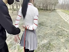Азиатки, Садо мазо, Фетиш, Японки, На природе, На публике