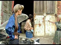 Badkamer, Tsjechisch, Europees, Hakken, Buiten, Softcore pornografie, Kousen, Slet