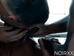 Negro, Mamada, Polla, Gay, Pajear, Sexo duro, Músculo, Tatuaje