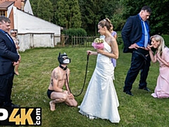 Brijd, Tsjechisch, Fetisj, Hardcore, Hd, Buiten, Bruiloft, Vreemd