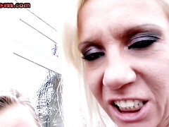 Leie, Vollbusig, Pummelig, Flotter vierer, Lecken, Milf, Piercing, Muschi