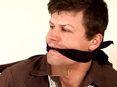 chair tied man