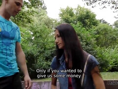 18 jaar, Pijpbeurt, Dichtbij, Europees, Geld, Buiten, Realiteit, Tiener