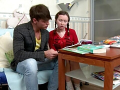 Anal, Brunette brune, Tir de sperme, Européenne, Faciale, Hard, Pigtail, Adolescente