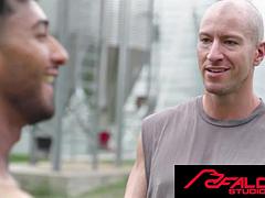 Hot Jock Takes Tractor Tire Challenge And Barebacks Hunk Ass